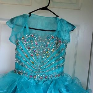 Little girls 10/12 Pageant Dress
